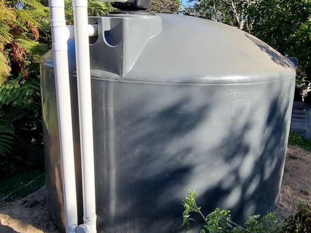 Collecting rainwater as an emergency water supply